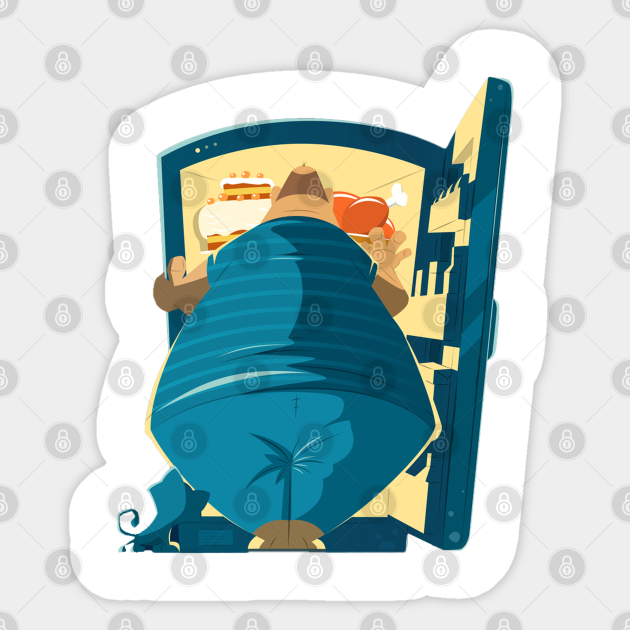 fat guy in a little coat Fat Guy In A Little Coat Sticker TeePublic